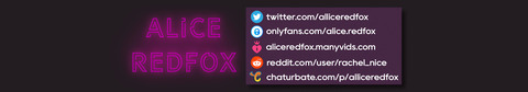 OnlyFans header picture alice.redfox