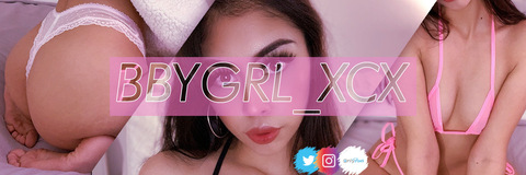 Foto de cabeçalho do OnlyFans bbygrl_xcx