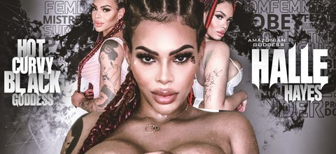 OnlyFansのヘッダー画像 hallehayesvip