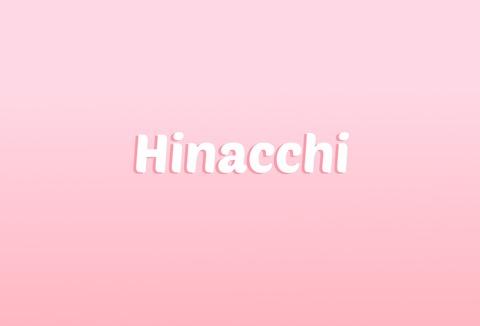 OnlyFansのヘッダー画像 hinacchii