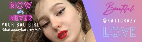 OnlyFansのヘッダー画像 kattcrazy