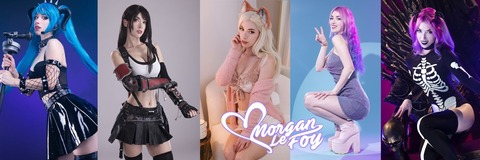 OnlyFansのヘッダー画像 morganlefoy