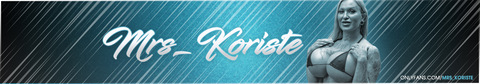 OnlyFansのヘッダー画像 mrs_koriste
