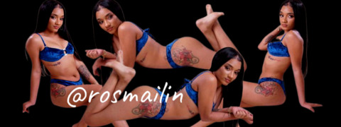 OnlyFansのヘッダー画像 rosmailin