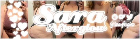 OnlyFansのヘッダー画像 saraafterglow